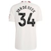 Camisola Manchester United Van De Beek 34 Homen Equipamento 3ª 23/24